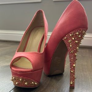 Women’s Spiked Coral Heels